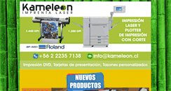 Desktop Screenshot of kameleon.cl