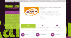 Desktop Screenshot of kameleon.hu